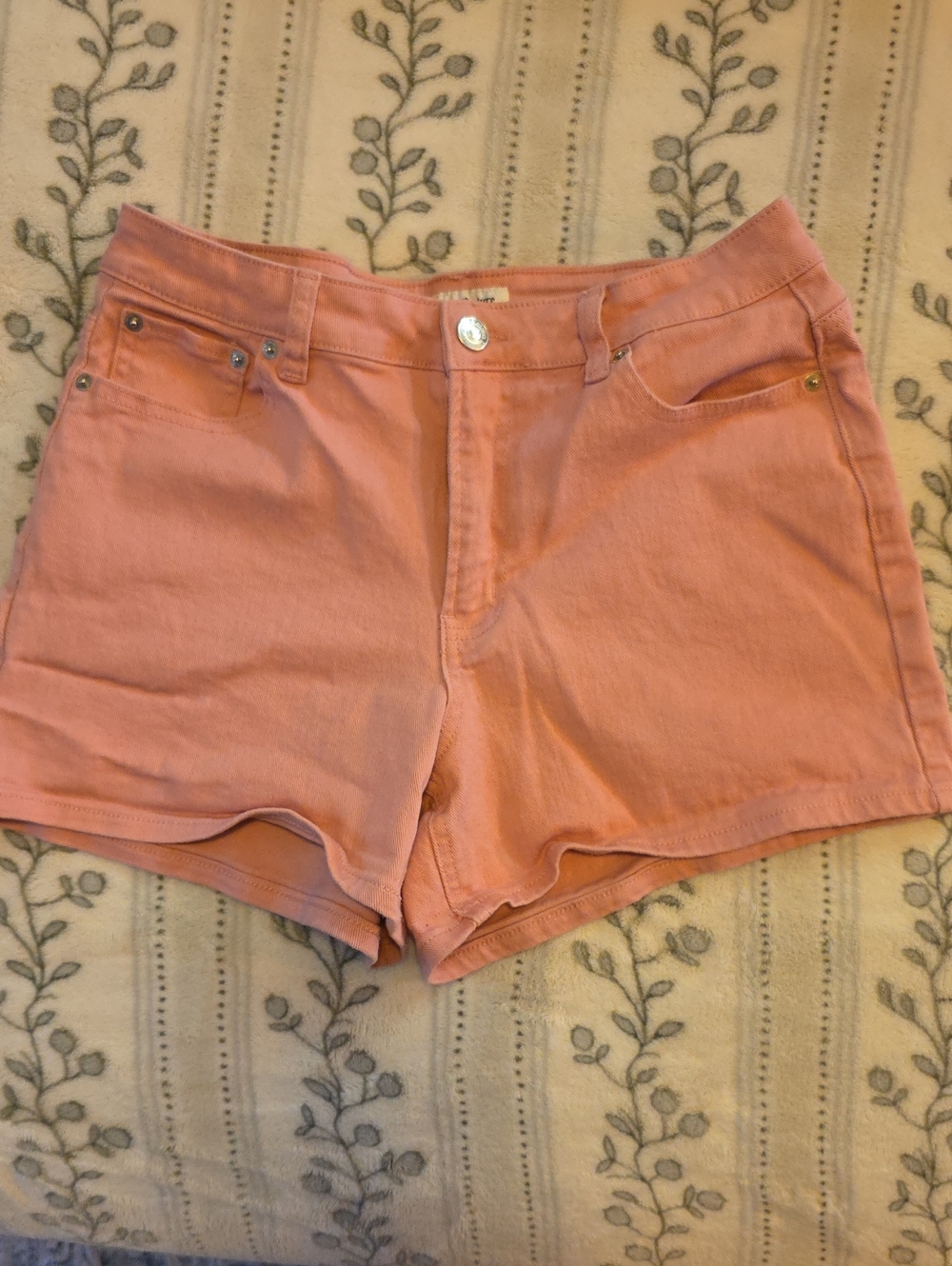 Juicy Couture High-Waist Pink Denim Shorts